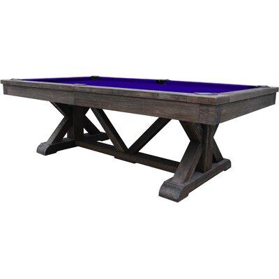 Playcraft Brazos River Weathered 8' Slate Pool Table w/ Professional Installation Included Solid Wood in Black/Indigo | 32.5 H x 101 W in | Wayfair