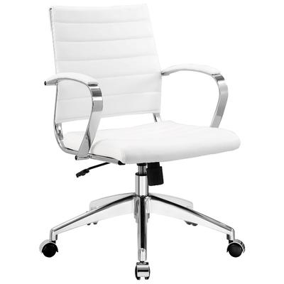 Jive Mid Back Office Chair in White EEI-273