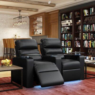 Red Barrel Studio® Magnum LHR Recliner Home Theater Row Seating (Row of 2) in Brown | 44 H x 67.25 W x 39.75 D in | Wayfair