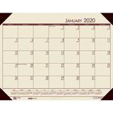 House of Doolittle Ecotones Compact Desk Calendar Pad Faux Leather in Brown | 0.3 H x 22 W x 17 D in | Wayfair 12443