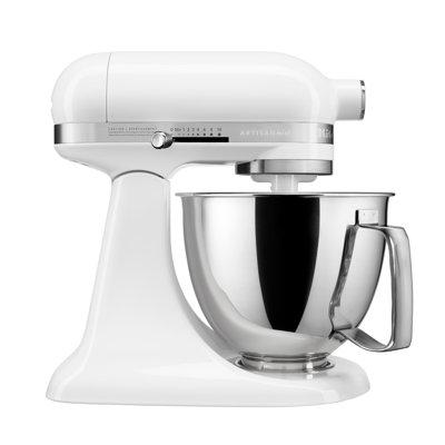 KitchenAid 10 Speed 3.5 Qt. Stand Mixer in White, Size 12.3 H x 7.8 W x 12.3 D in | Wayfair KSM3316XWH