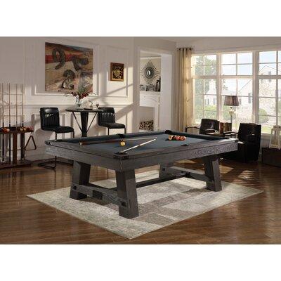 Playcraft Yukon Slate Pool Table w/ Professional Installation Included Solid Wood in Black/Brown | 33 H x 101 W in | Wayfair PTYUKFST08-CHARCOAL