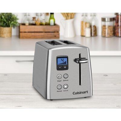 Cuisinart 2 Slice Countdown Metal Toaster Stainless Steel in Red/White | 9 H x 8 W x 12.37 D in | Wayfair CPT-415P1