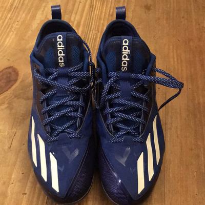 Adidas Shoes | Adidas Metal Baseball Cleats Size 10.5 | Color: Blue | Size: 10.5