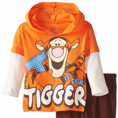 Disney Matching Sets | Disney Baby Boys' Tigger Jogger Fleece Pant Set | Color: Brown/Orange | Size: 12mb