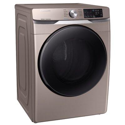 Samsung 7.5 cu. ft. Gas Dryer w/ Steam Sanitize+ in Gray | 38.7 H x 27 W x 31.5 D in | Wayfair DVG45R6100C/A3
