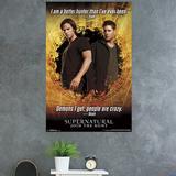Trends International Supernatural - Quotes Paper Print in Yellow | 34 H x 22.375 W x 0.125 D in | Wayfair POD14022