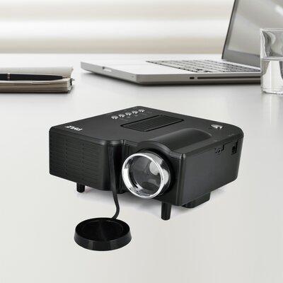 Pyle 400 Lumens Portable Projector, Size 2.2 H x 5.0 W x 4.9 D in | Wayfair PRJG48
