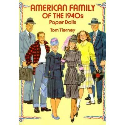 American Family Of The 1940s Paper Dolls