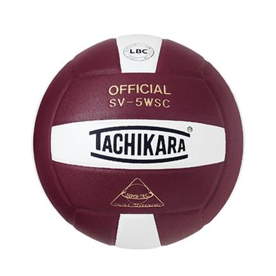 Tachikara Volleyballs - Cardinal & White Sensi-Tec Composite Volleyball
