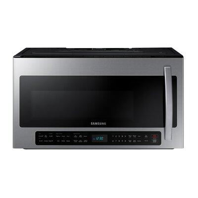 Samsung 2.1 cu. ft. Over-the-Range Microwave w/ Sensor Cooking, Stainless Steel in Gray | 17.0625 H x 29.875 W x 16.5 D in | Wayfair ME21R7051SS/AA