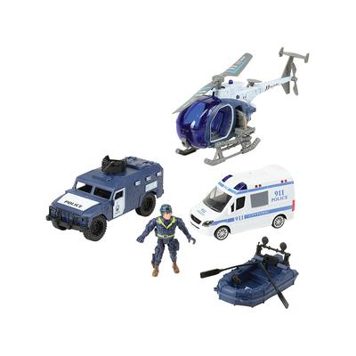 U.S. Toy Company Action Figures - City Police Action Figure & Vehicles Set