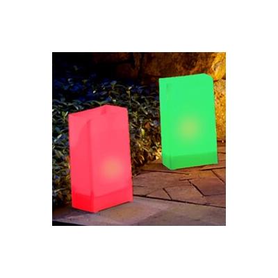 The Holiday Aisle® Electric Luminaria Kit in Red/Green | 10 H x 5.75 W x 3.5 D in | Wayfair 34010