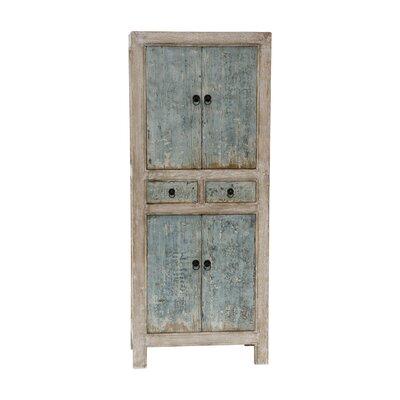 Rosecliff Heights Rocio TV-Armoire Wood in Green | 67 H x 27.5 W x 16.5 D in | Wayfair 6999AE8195EF4999B2BC142CF450E4F7