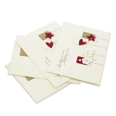 The Holiday Aisle® Big Wish Christmas Greeting Cards in Brown, Size 4.7 H x 6.25 W x 0.18 D in | Wayfair 5ACB436F651F4C71B23B2F8846D197CD