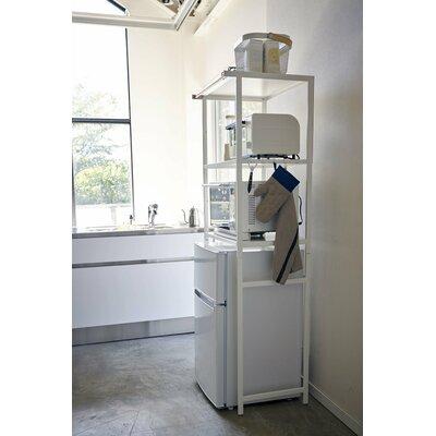 Tower Yamazaki Home Kitchen Appliance Storage Rack, Standing Organizer Shelves, Tall, , Tall in White | 66.9 H x 23.6 W x 18.3 D in | Wayfair 3595
