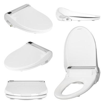 Bio Bidet Exclusive Elongated Toilet Bidet Seat Plastic Bidets in White | 5.8 H x 15.6 W x 20.9 D in | Wayfair BB-2000 Travel Bundle