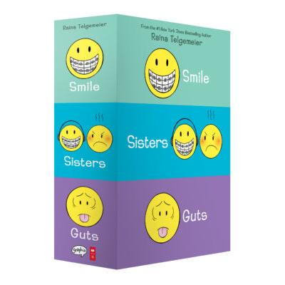 Smile, Sisters, and Guts: The Box Set - by Raina Telgemeier