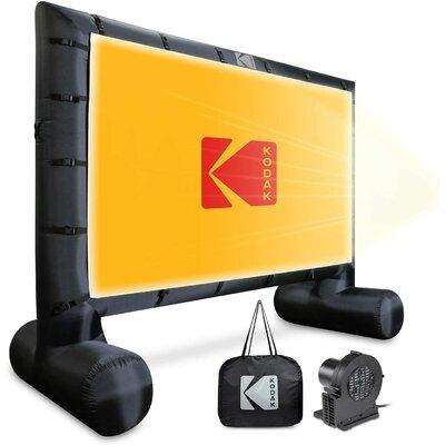 Kodak Blow-up 95.3" Portable Projection Screen in White, Size 83.0 H x 168.0 W in | Wayfair RODPJINSCR17