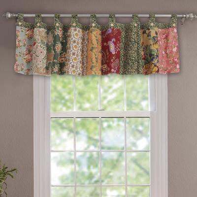 Wide Width Antique Chic Window Valance by Greenland Home Fashions in Multi (Size 84