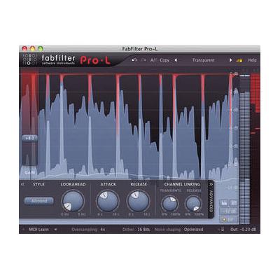 FabFilter Pro-L 2 Limiter Software Plug-In - [Site discount] 11-30171