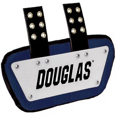 Douglas Custom Pro CP Series Removable Football Back Plate - 6 Inch White Navy