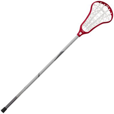 STX Crux 400 Women's Complete Lacrosse Stick with 7075 Handle Red