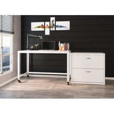 Inbox Zero 2-Drawer Lateral Filing Cabinet Metal/Steel in White | 27.75 H x 30 W x 17.63 D in | Wayfair 02C5E275756E4B67A39F5A8049BB47F7