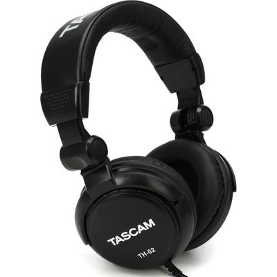 TASCAM TH-02 Closed-back Studio Headphone - Black