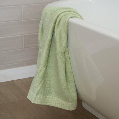 BedVoyage Resort Bath Towel Terry Cloth/Rayon from Bamboo/Cotton Blend in Green | 30 W in | Wayfair 21980322