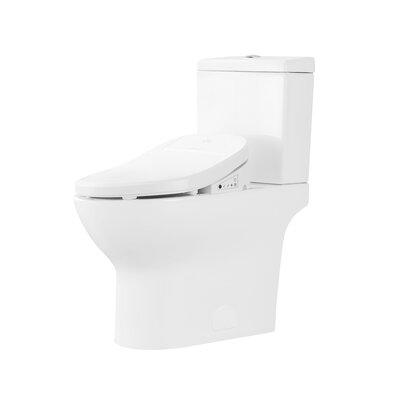 Ove Decors Felix Dual-Flush Elongated Bidet Toilet (Seat Included) in White | 32 H x 15.375 W x 27.375 D in | Wayfair 15WST-FELI15-WHTOU