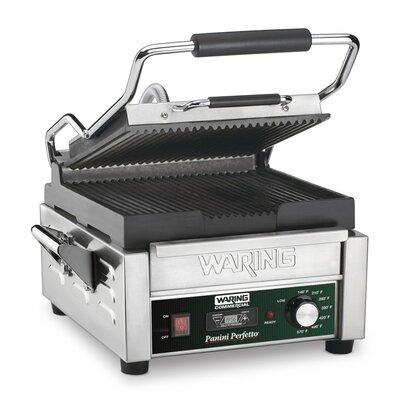 Waring Electric Grill & Panini Press Stainless Steel/Cast Iron in Gray | 9.25 H x 15.5 D in | Wayfair WPG150TB