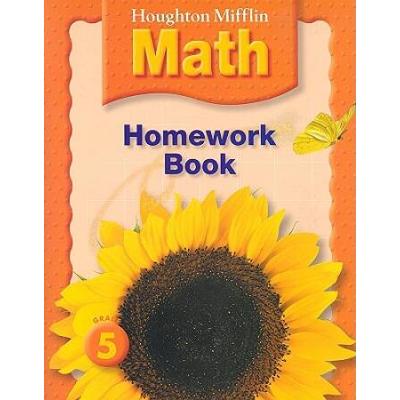 Houghton Mifflin Mathematics: Homework Book Consumable, Level 5