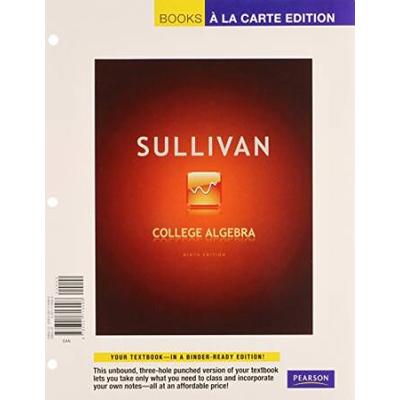 College Algebra, Books A La Carte Edition (9th Edition)