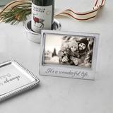 Mariposa Traditions It's a Wonderful Life Signature Picture Frame Metal in Gray | 5.63 H x 6.25 W x 0.79 D in | Wayfair 4300WL
