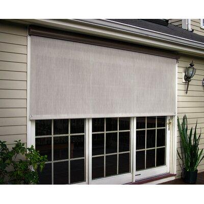 SunSetter Manual Right Side Hand Crank Operation Semi - Sheer Outdoor Roller Shade Synthetic Fabrics | 72 W in | Wayfair 22406
