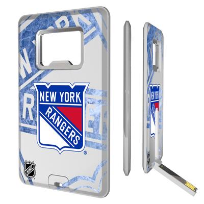 New York Rangers Credit Card USB Drive with Bottle Opener