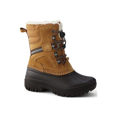 Kids Expedition Insulated Winter Snow Boots - Lands' End - Brown - 6