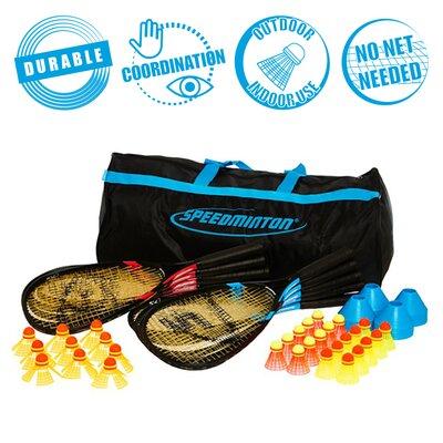 Speedminton player Speed Badminton Set Plastic/Metal in Black/Orange | 24 H in | Wayfair SM01-SUPER10