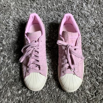 Adidas Shoes | Adidas Wmns Superstar Pink Fashion Shoes Size 8 | Color: Pink | Size: 8