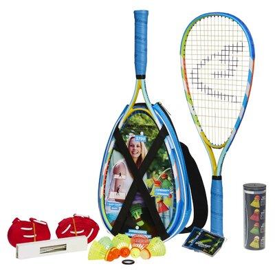 Speedminton Badminton Set w/ Carrying Case Plastic/Metal in Red/Yellow, Size 22.0 H in | Wayfair SM01-S700-10