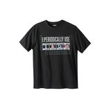 Men's Big & Tall KingSize Slogan Graphic T-Shirt by KingSize in Periodically (Size 3XL)