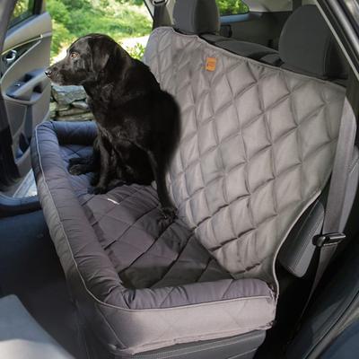 3 Dog Pet Supply SoftShell Seat Protector with Bolster for Dogs, 26