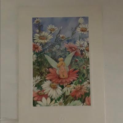 Disney Other | Disney Tinkerbell Post Card From Disney World | Color: Green/Yellow | Size: Osg