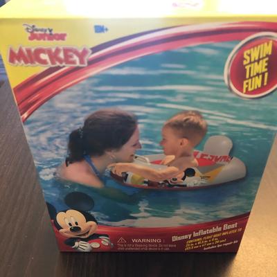 Disney Toys | Disney Mickey Mouse Kids Inflatable Pool Float New | Color: Red/White | Size: Age 18m +