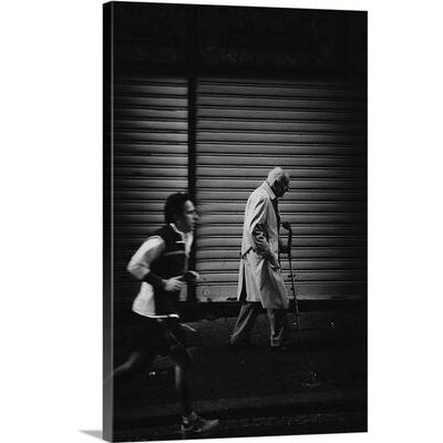 East Urban Home The Rhythm of Life by Antonio Grambone Photographic Print on Canvas in Black/White | 24 H x 16 W x 1.25 D in | Wayfair