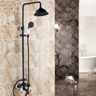 BathSelect Allora Shower Faucet w/ Rough-in Valve in Brown | 47 H x 6 W in | Wayfair BS9363