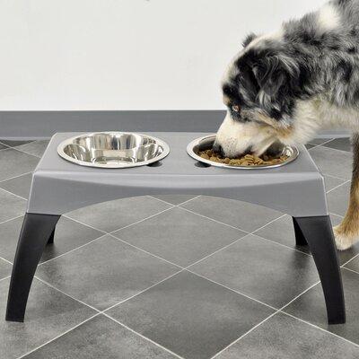 RPI Pet Stainless Steel Automatic Water Dish Metal/Stainless Steel in Gray, Size 5.25 H x 10.0 W x 12.0 D in | Wayfair BB-PROHYDRATE