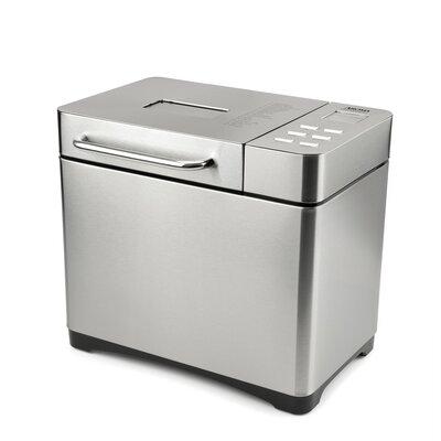 Aroma ABM-270 2.0-lb. Bread Maker, Stainless Steel in White, Size 16.5 H x 11.57 W x 16.42 D in | Wayfair
