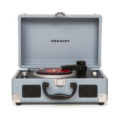 Crosley Electronics Mini Cruiser Decorative Record Player in Pink | 3.35 H x 5.79 W x 8.15 D in | Wayfair CR8050A-TN